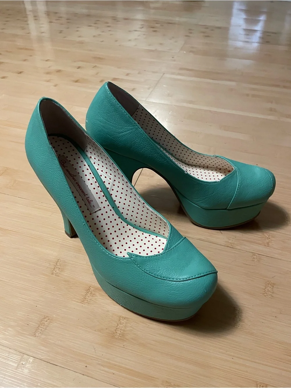 B.A.I.T. Teal Platform Pumps for Women